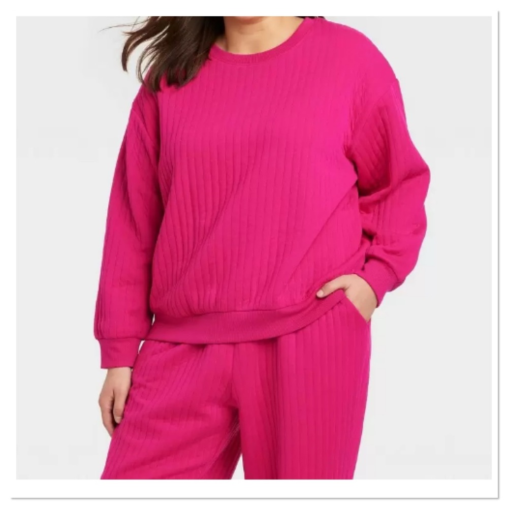 Womenβs Plus Size Fleece Sweatshirt a new day NWT